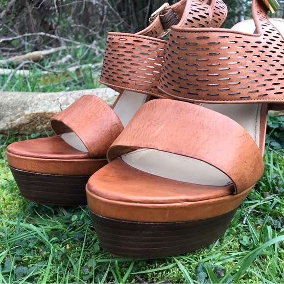 Rachel Zoe Rust Heels Fits Size 10 - Picture 7 of 12